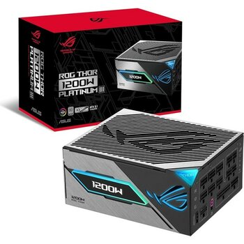 Mabeyn Rog Thor 1200W Platınum Iıı Psu (80 Plus Platınum Sertifikalı, Atx 3.1, Gan Mosfet, Akıllı Voltaj Düzenleyici, Manyetik OLED Ekran, 10 Yıl G...