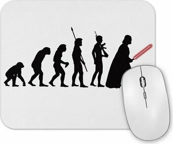 Baskı Dükkanı Star Wars 099 Beyaz Mouse Pad