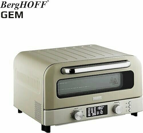 Berghoff Gem Retro 7960010 2000 W Vanilya Krem Pizza Makinesi