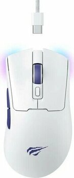 Havit Gamenote MS966WB Beyaz 7 Tuş 10000 DPI Kablosuz 2.4Ghz Type-C Bluetooth Oyuncu Mouse