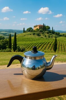 Metler 2 Kişilik Mini Alüminyum Çaydanlık | Hafif Dayanıklı Tek Kişilik Demlik Çaydanlık Ev Ofis Kamp