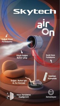 Skytech St-60w Air On Sıcak Soguk Vantilatör Beyaz