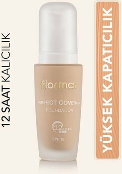 Flormar Yoğun Kapatıcı Su Bazlı Fondöten (Soğuk Alt Ton) - Perfect Coverage Foundation - 100 - 8690604365890