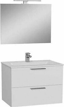 VitrA Mia 80 cm Beyaz Banyo Dolabı Takımı 75024