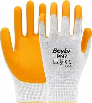 Beybi PN7 Polyester Nitril Örgü İş Eldiveni