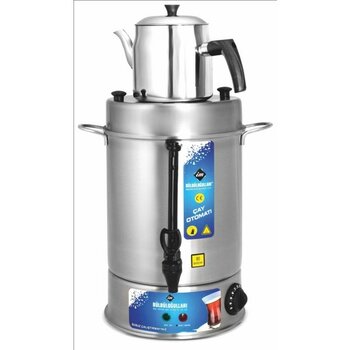 40 Bardak Demlikli Çay Otomatı 7 Lt, Dayanıklı ve Kullanışlı Çay Makinesi