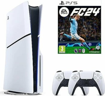 Sony Playstation 5 Slim 1 TB Beyaz Oyun Konsolu + 2. Kol + EA SPORTS FC 24