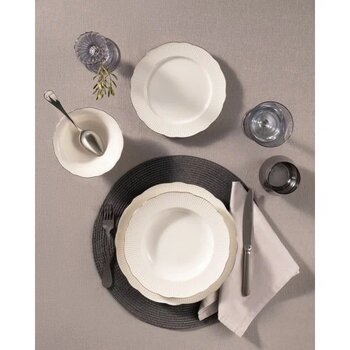 Madame Coco Delron Gold/platin New Bone 24 Parça Yemek Takımı