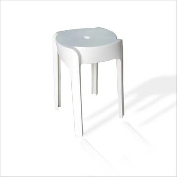 M3 Decorium Büyük Geniş Uzun Sağlam Sert Plastik Kırılmaz Hafif 45 cm Tabure