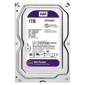 Wd 1 Tb 5400Rpm 64Mb Sata3 Purple 7/24  Hdd