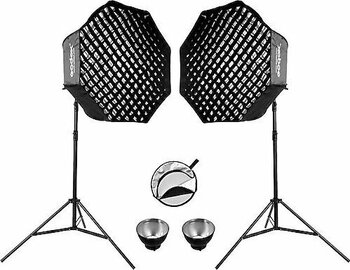 Godox SL60II D 60 W LED Video Işığı 2'li Kit