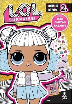 Doğan Çocuk Lol Surprise Oyunlu Boyama 2 6–9 Hızlı Okuyan Kazanır Boyama Kitabı