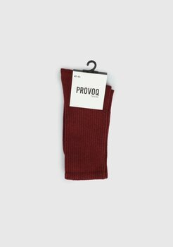 Bordo  Provoq Çorap Bordo Uzun Çorap