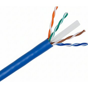 Efe Elektrik Estel Cat6 U/utp Pvc Ethernet Data Kablo - 100 Metre - Mavi