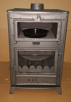 Dorello Döküm Şömine Soba Yüksek Isı Verimli Camlı Model
