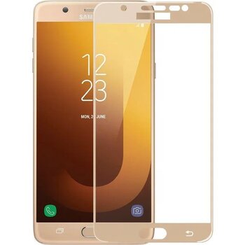 Cepustik Galaxy J7 Max Gold Tam Uyum Samsung Ekran Koruyucu