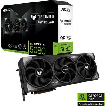 Verto Asus Geforce TUF-RTX5080-O16G-GAMING 16GB Gddr7 256BIT 2xhdmı 3xdp Ekran Kartı
