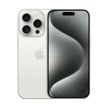 Apple Yenilenmiş IPHONE 15 Pro 128GB – Beyaz Titanyum (12 Ay Garantili) – C Grade - 128 GB - C Grade - İyi