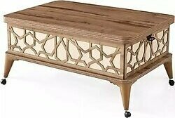 Zerenland 511 Tekerlekli Akıllı Sehpa, Sihirli Sehpa, Orta Sehpa, Laptop Masası Çırağan