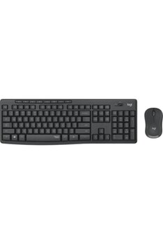 Logıtech Mk295 Q Tr Sessiz Kablosuz Klavye Mouse Set Siyah 920-009804