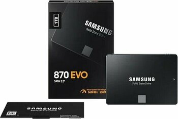 Tuba Toptaş Samsung MZ-77E1T0BW 870 Evo 1tb 560/530, 2,5&amp;quot; Sata SSD (Türkiye Distribütörü Garantili) - Belirtilmemiş