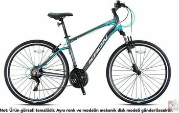 Kron Tx 75 Siyah - Füme - Turkuaz Trekking Bisiklet