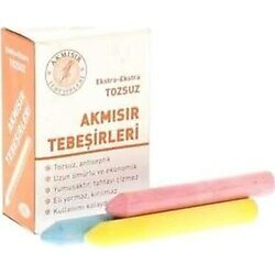 Tebeşir 15'li Renkli 10 Kutu