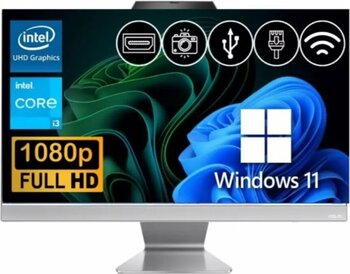 Asus I3-1315U 32Gb Ddr5 1Tb M.2 Ssd A3402Wvak-I38256W0D Atl18 23.8 Inç Fdos All In One Bilgisayar Beyaz