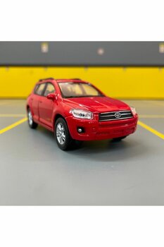 WELLY Toyota Rav4 1/36 Ölçek Diecast Metal Model Araba Çek Bırak Araba Oyuncak Araba