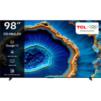 Tcl 98C755 98" 248 Ekran Dahili Uydu Alıcılı 4K Ultra Hd Smart Qled Tv