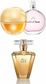 Avon Rare Gold Kadın Parfüm Eddp 50 Ml + Avon Incandessence Kadın Parfüm Edp 50 Ml + Avon Wish Of Love Kadın Parfüm Edt 50 Ml