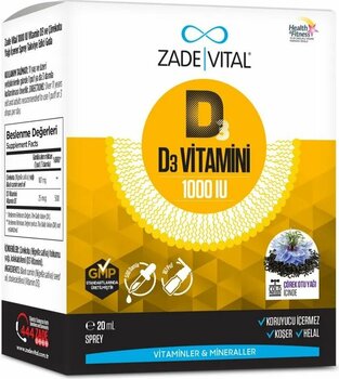 Zade Vital D3 Vitamini 1000 Iu Sprey 20 ml