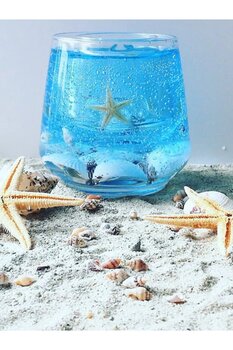 HepsiSepette Jel Mum 1 KG -Dekoratif Şeffaf Yumuşak Mum