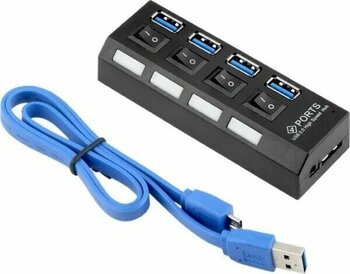 Bst 2070 Siyah 4 Port USB 3.0 Usb Hub Çoklayıcı