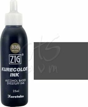 Zig Kurecolor Refill Ink Mürekkep 838 Mid Gray 25ml