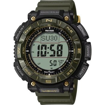 Casio PRG-340ANS-3DR Pro Trek Erkek Kol Saati - Yeşil