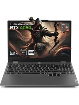 Lenovo LOQ 15ARP9 83JC006ATR AMD Ryzen 7-7435HS 8 GB DDR5 512 GB SSD RTX4050 6 GB 15.6 inç 144Hz Full HD FreeDos Oyun Bilgisayarı