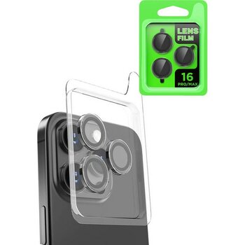 Dukkanıum Newface Iphone 16 Pro Max Raze Metal Kamera Lens - Siyah - -- - (3a)