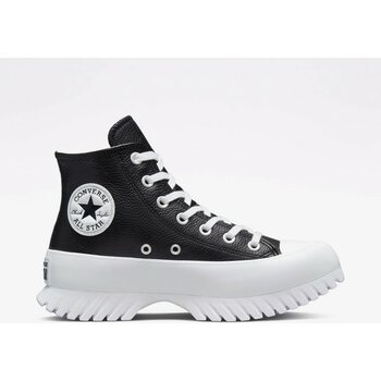 Converse Platform Chuck Taylor All Star Lugged 2.0 Leather High Top Günlük Ayakkabı Siyah A03704C - 40
