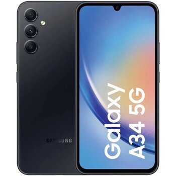 Yenilenmiş Samsung Galaxy A34 128 Gb Siyah Cep Telefonu (12 Ay Garantili) - B Kalite
