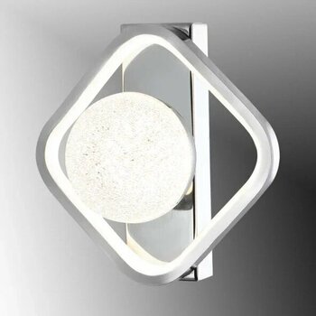 TT Aydınlatma TT069-KARE-KR Krom LED Aplik