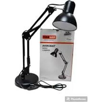 Nisa Luce Akrobat Masa Lambası E-6493 Siyah - Renkli