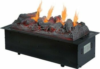 Ayflame 70 cm Üç Boyutlu Elektrikli Şömine - Odun Çıtırtı Sesi - Su Buharlı - Siyah