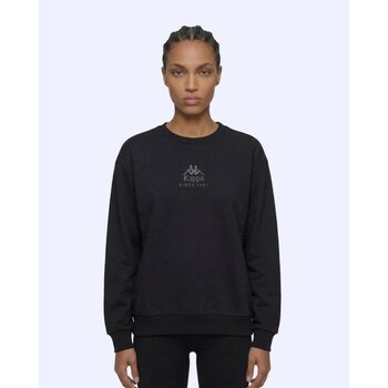 Kappa Milas  Crewneck Kadın Siyah Comfort Sweatshirt - XS