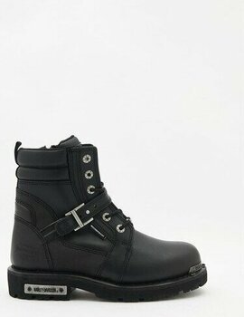 Harley-Davidson Harley Davidson Franco Su Geçirmez B. Siyah Deri Bot - 42