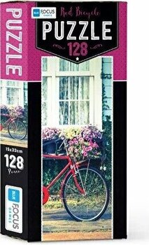 Blue Focus Red Bicycle 128 Parça Puzzle