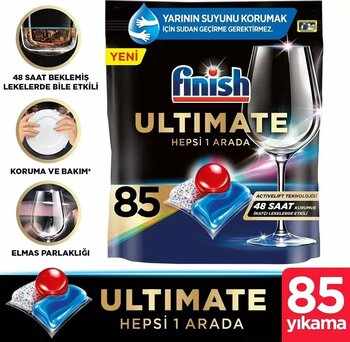 Finish Quantum Ultimate 85 Kapsül Bulaşık Makinesi Tableti