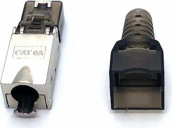 Beek BN-MP6A-FT Siyah Cat6A STP Keystone Jack