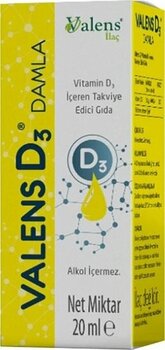 Valens D3 Vitamin D3 İçeren Takviye Edici Gıda 20 Ml
