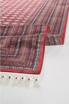 Apex Halı Bruj Bambu Viscon Halı 8751BU Bordo - Renkli - 300 x 400 cm